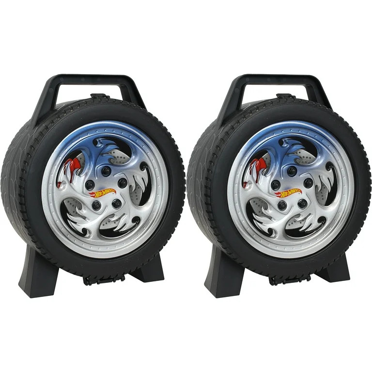 Hot Wheels 30-Car Plastic Carrying Case With Easy Grip Handle For Unisex Kids - 2 Pack - Walmart.... | Walmart (US)