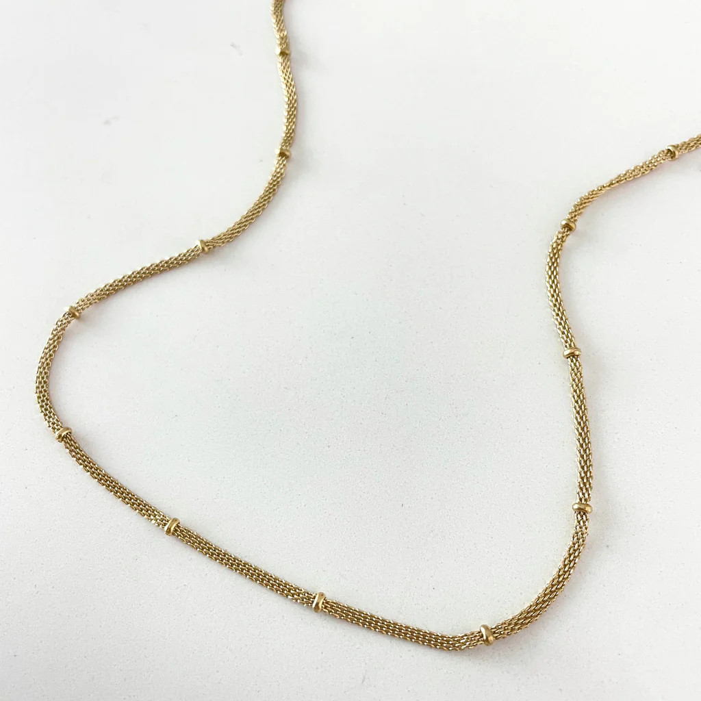 Mesh Chain Necklace | Ellie Vail Jewelry