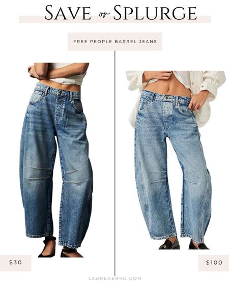 Save or Splurge with these Free People barrel jean lookalikes on Amazon!
.
.
.
Free people denim, free people dupe, alternative, faded jeans 

#LTKMidsize #LTKStyleTip #LTKFindsUnder50