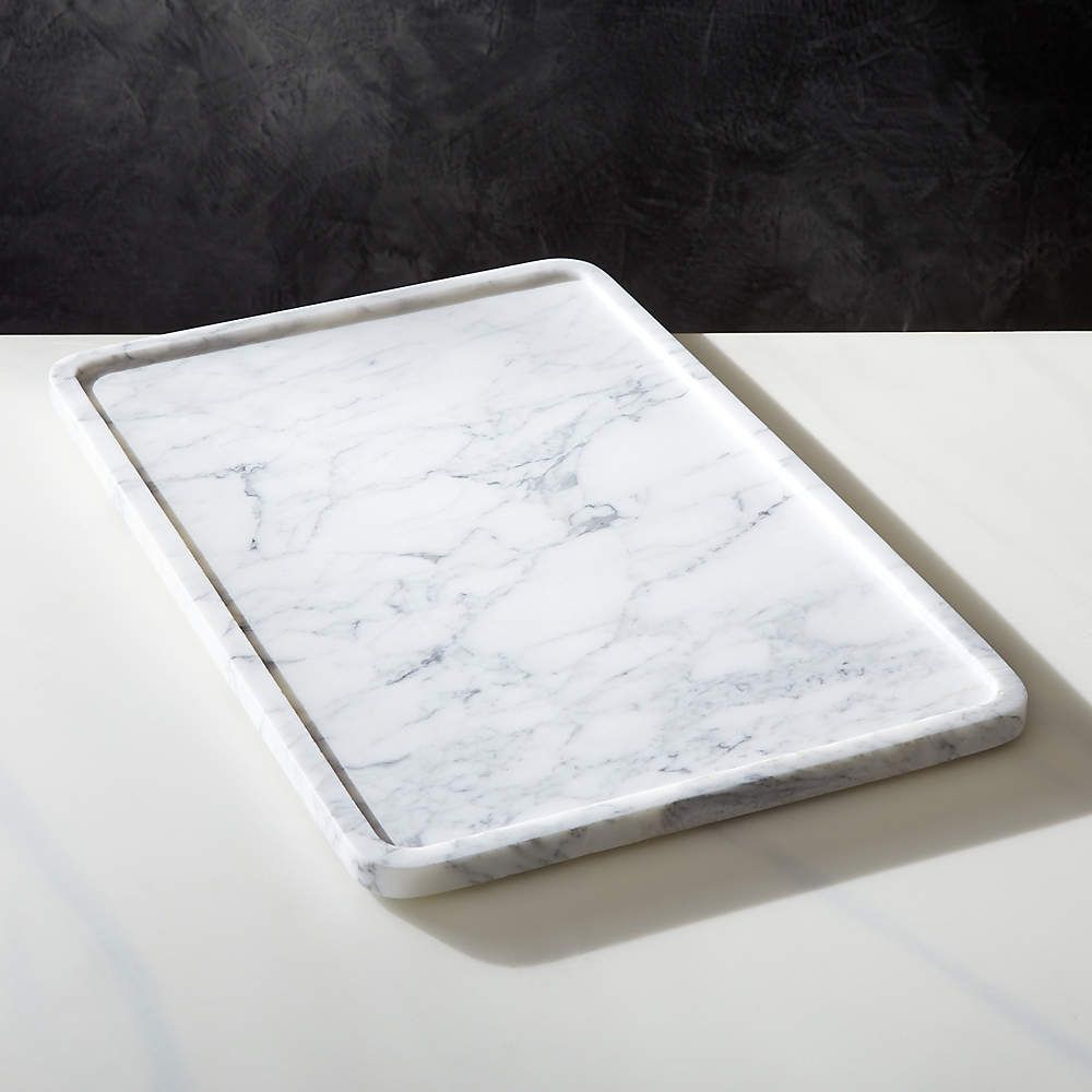 Marble Serving Tray + Reviews | CB2 | CB2
