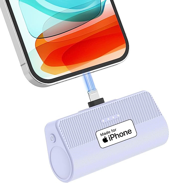 KKD Portable Charger for iPhone MFi Certified 5000Mah Fast Charging Small Power Bank Mini Portabl... | Amazon (US)