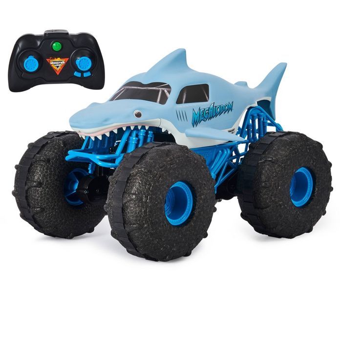 Monster Jam Official Megalodon Storm All-Terrain Remote Control Monster Truck - 1:15 Scale | Target