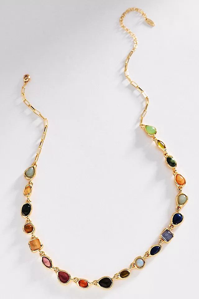 Bezel Stone Necklace | Anthropologie (US)