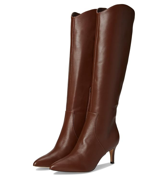 Nine West Sirena Women's Boots Medium Brown Leather : 7 M | Zappos.com
