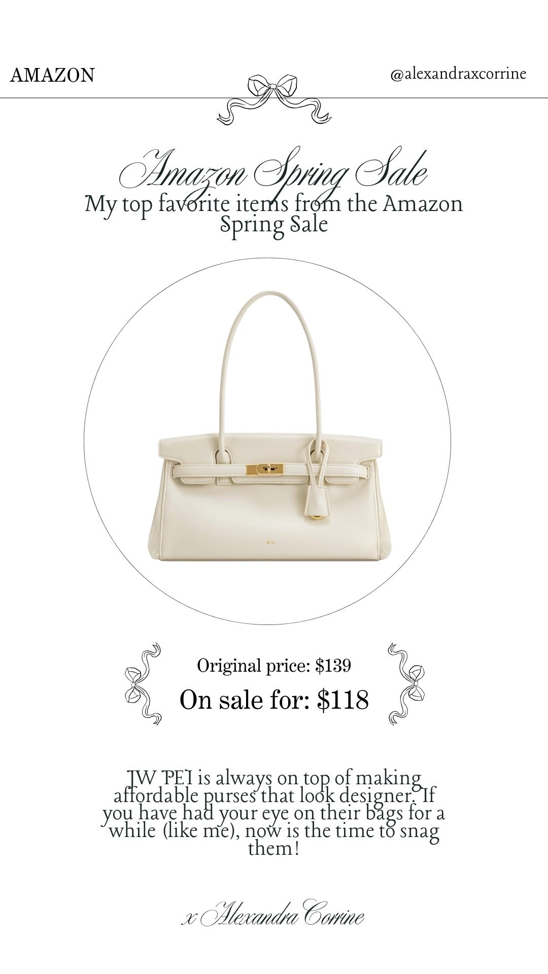 Amazon Spring Sale 🦢 My top favorite items from the Amazon Spring Sale 🤍

Spring sale, Amazon finds, sale, purse, accessories, bags, jw pei, Amazon fashion 

#LTKSaleAlert