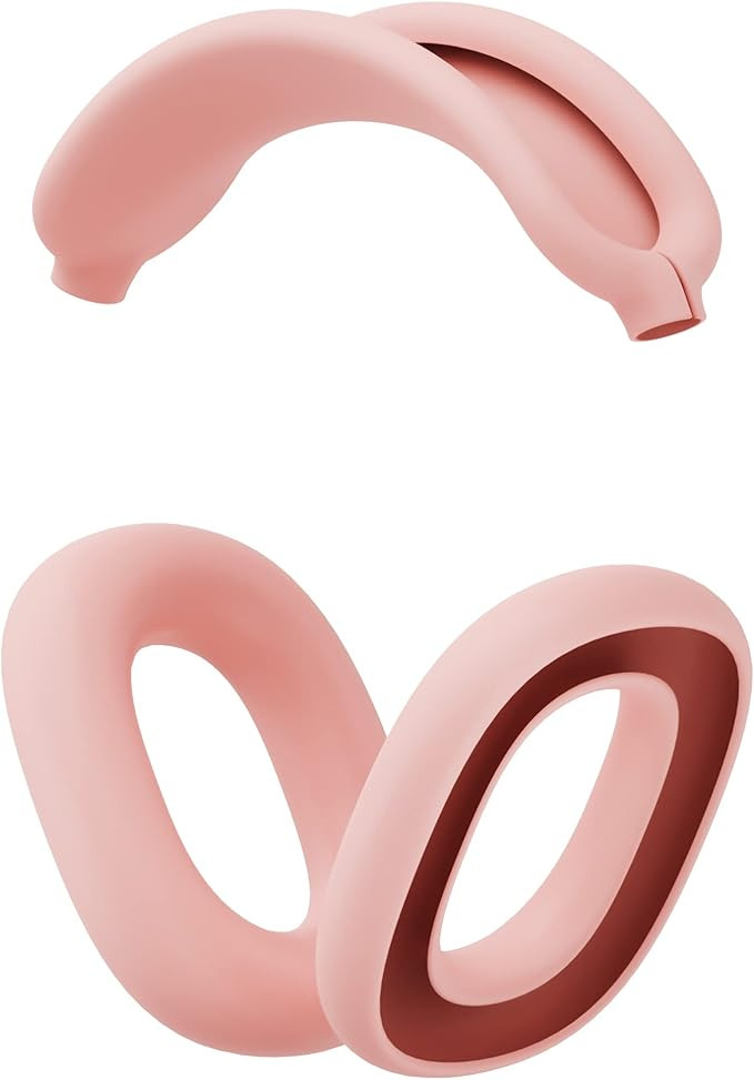 Tucana Silicon Cases Compatible for AirPods Max, Overhead Cover + Earcup Cover (Pink) | Amazon (US)