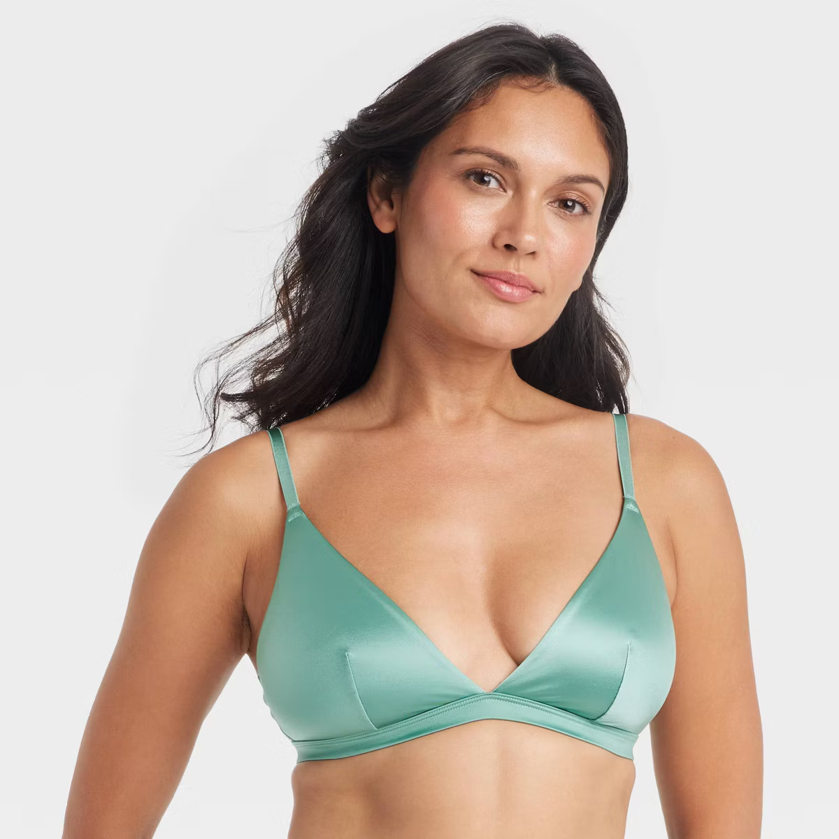 Women's Satin Unlined Triangle Bralette - Auden™ | Target