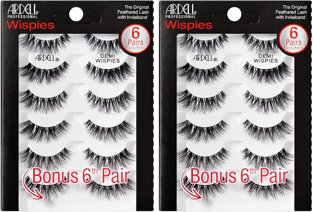 Ardell Wispy False Eyelashes for Everyday Wear, Flared Demi Wispies Strip Design with Seamless In... | Amazon (US)