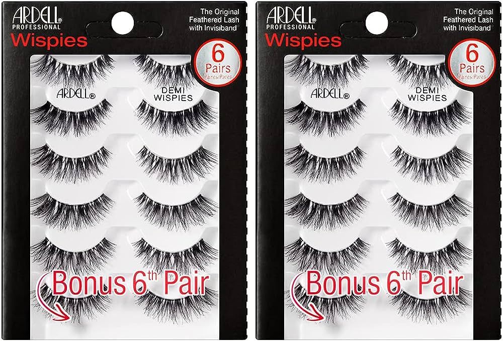 Ardell Multipack Demi Wispies False Lashes 6 Pairs x 2 pack | Amazon (US)