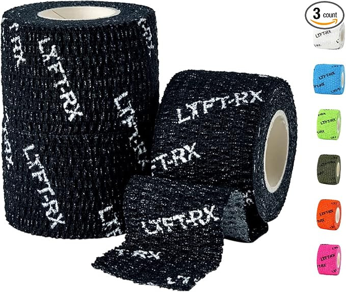 Weightlifting Hook Grip Tape w/Premium Adhesive for Olympic Weight Lift, Cross Fitness, Lifting, ... | Amazon (US)