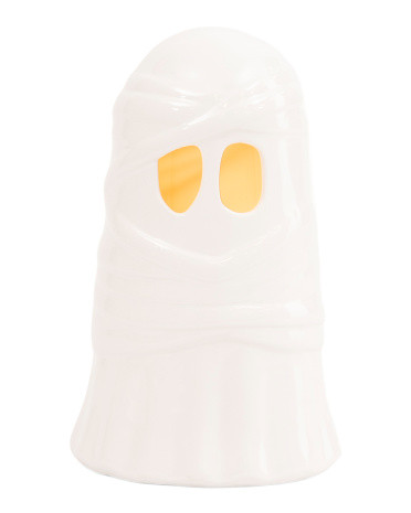10in Led Ceramic Mummy Ghost | Marshalls