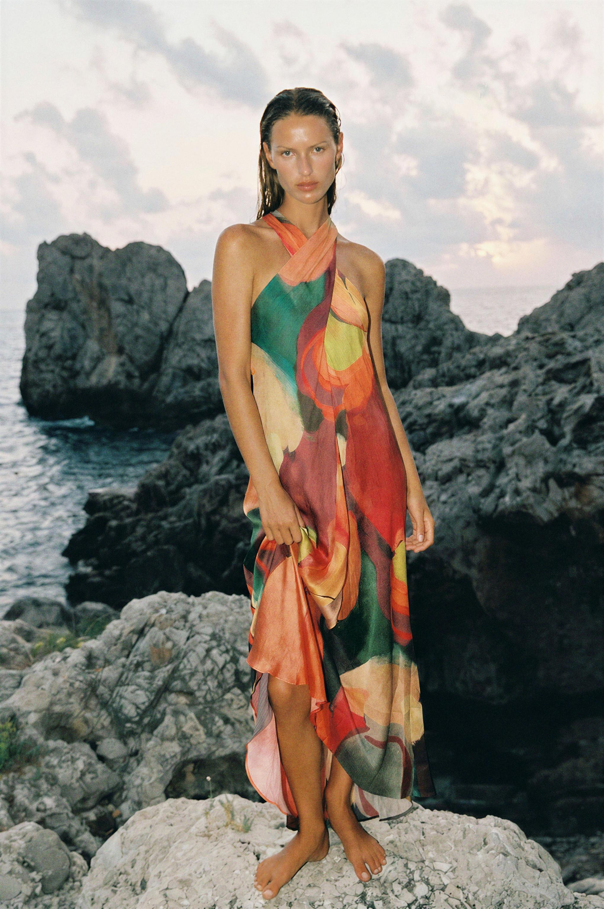PRINTED MAXI DRESS | Zara US