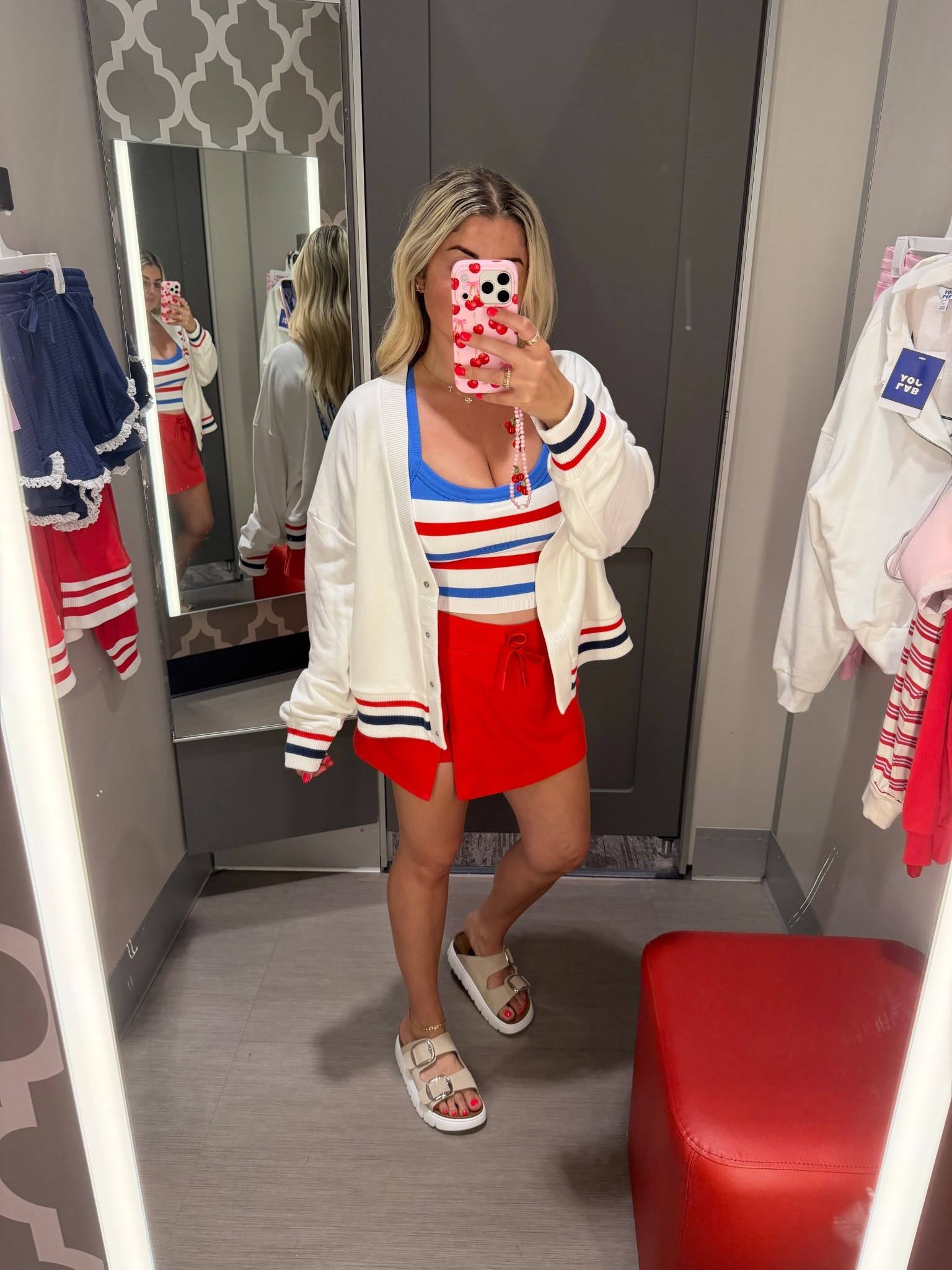 New @Target outfit
Red white and blue outfit
4th of July 
Size small