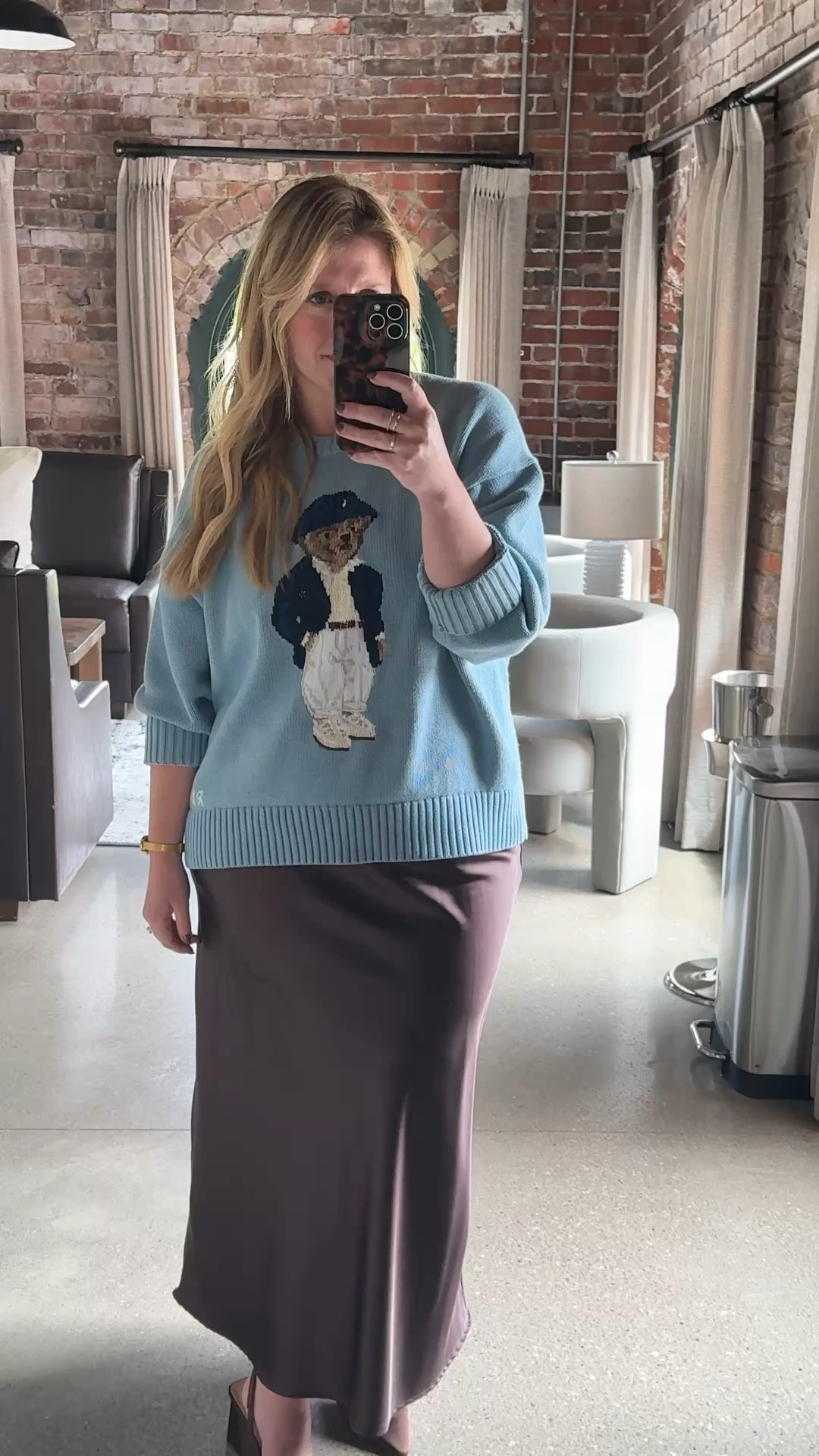 The most complimented sweater I’ve ever owned!  This sweater would be the perfect Mother’s Day gift. I will treasure it forever!!  

business casual workwear, Ralph Lauren, Ralph Lauren bear, Ralph Lauren bear crewneck sweater, brown satin maxi skirt

#LTKootd #LTKMothersDay #LTKMidsize