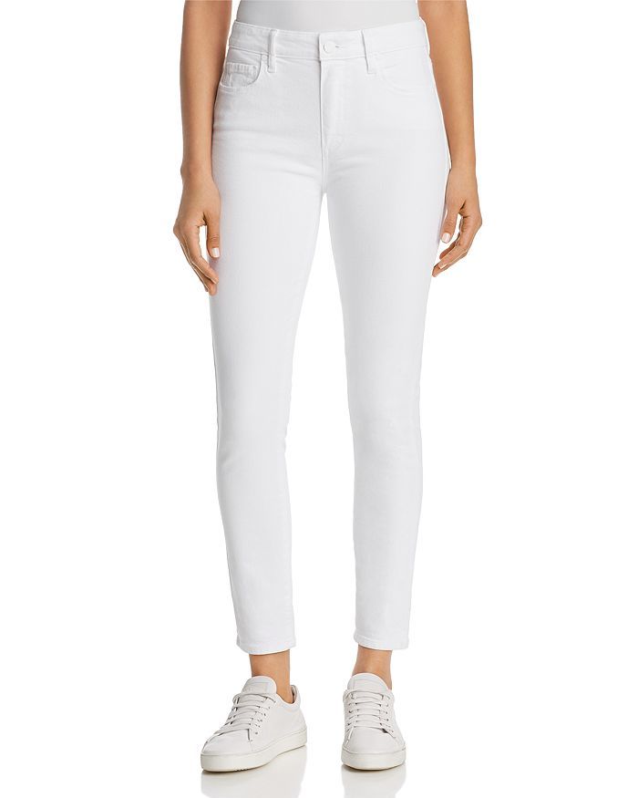 Hoxton High Rise Ankle Skinny Jeans in Crisp White | Bloomingdale's (US)