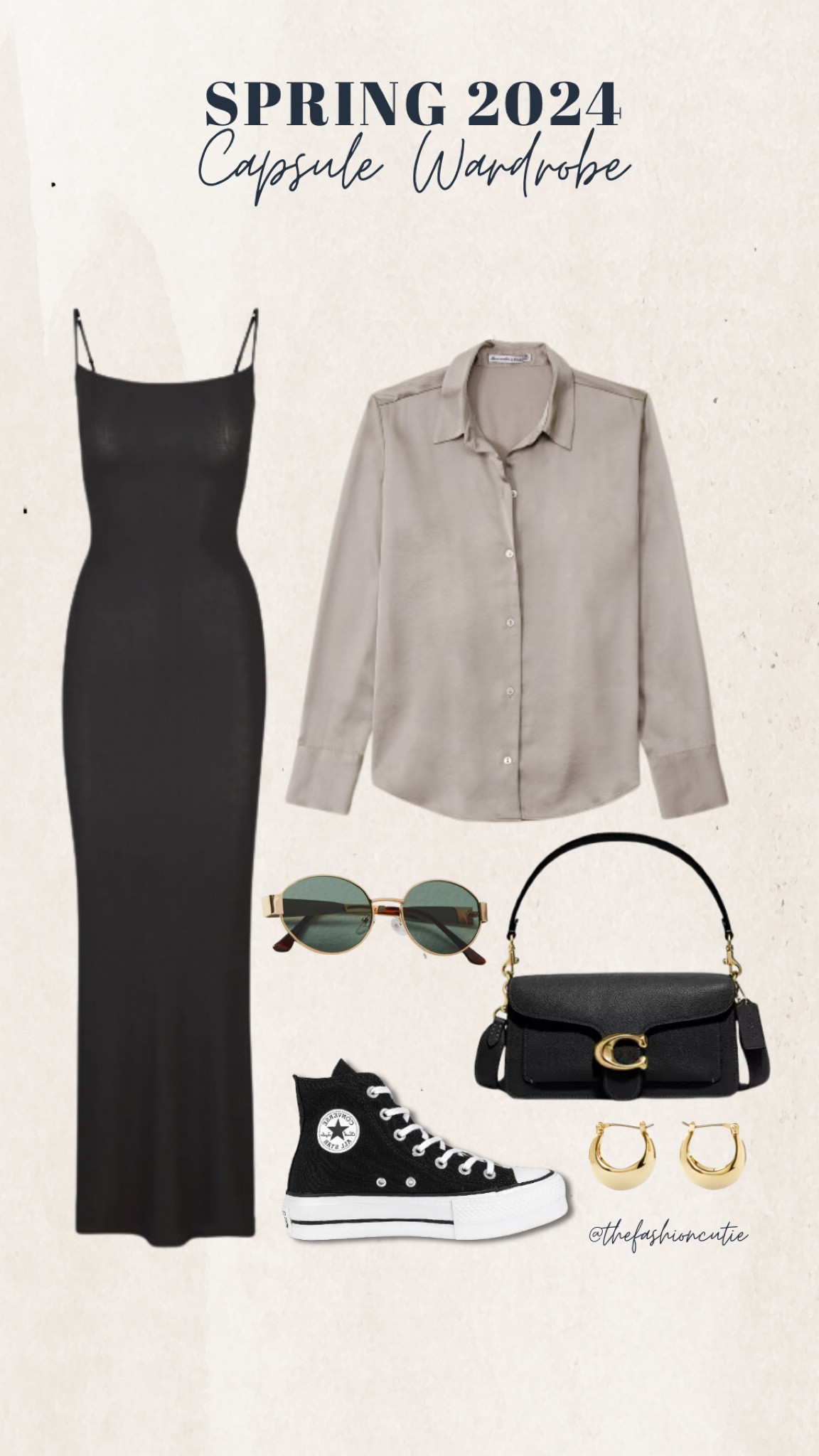 Spring 2024 capsule wardrobe outfit combination.

#LTKstyletip #LTKitbag #LTKSeasonal