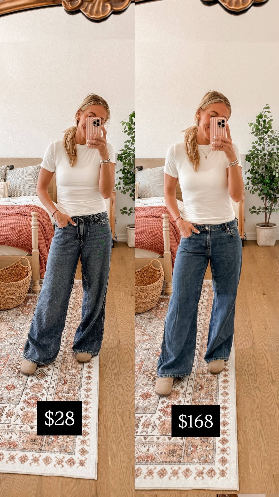 Loving these jeans from Walmart! Fit is true to size. 

Sarah Joy, denim, jeans, wide leg 

#LTKSaleAlert #LTKFindsUnder50 #LTKStyleTip