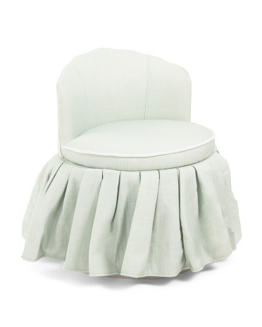 22.5X29 Scallop Edge Anywhere Chair, Polyester | TJ Maxx