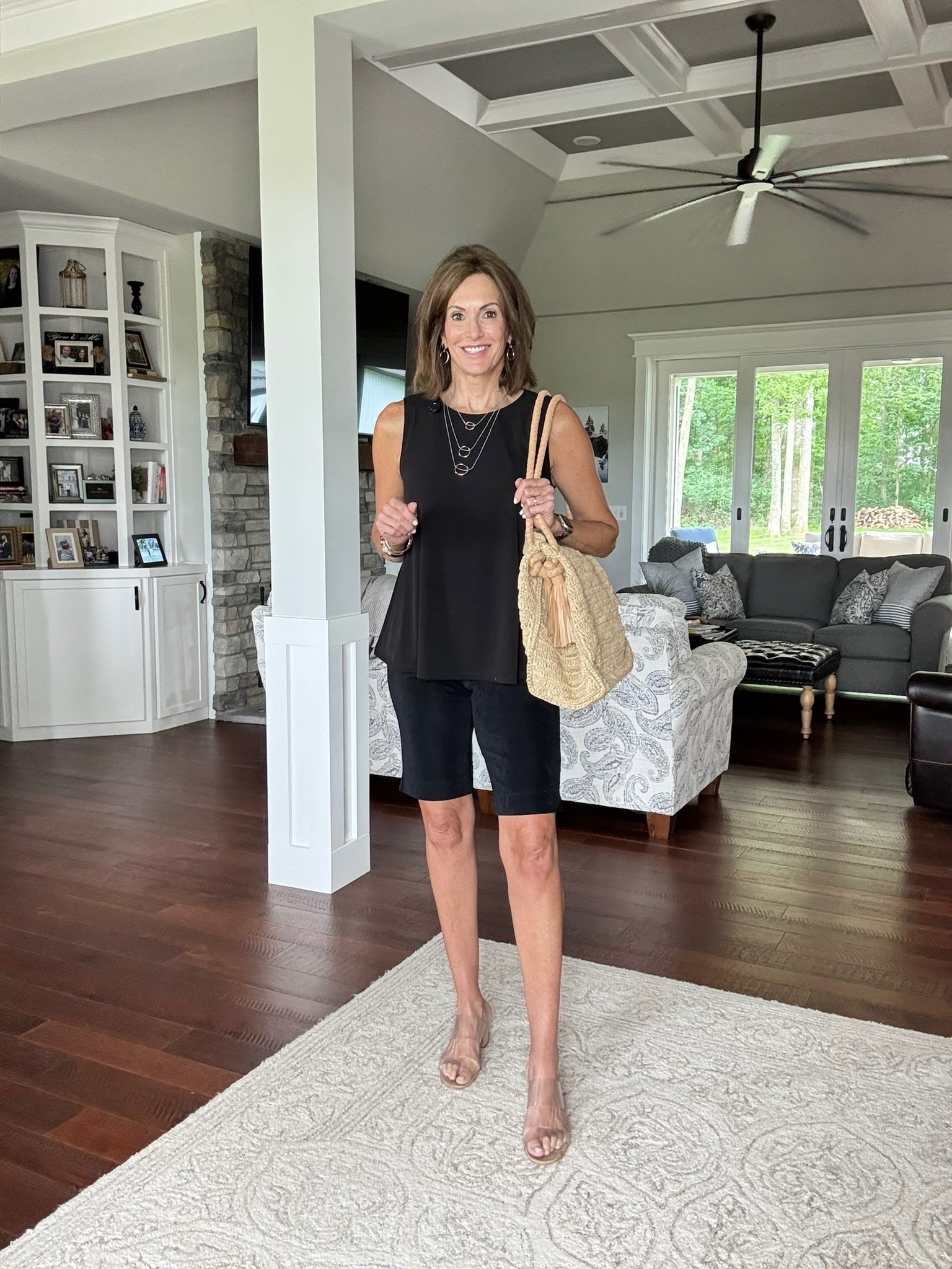 Swing top - size 1
Pull on Bermuda shorts - size 0
Packable / wrinkle free / lightweight

travel outfit, business trip essentials, lightweight packable fashi

#LTKTall #LTKOver40 #LTKMidsize