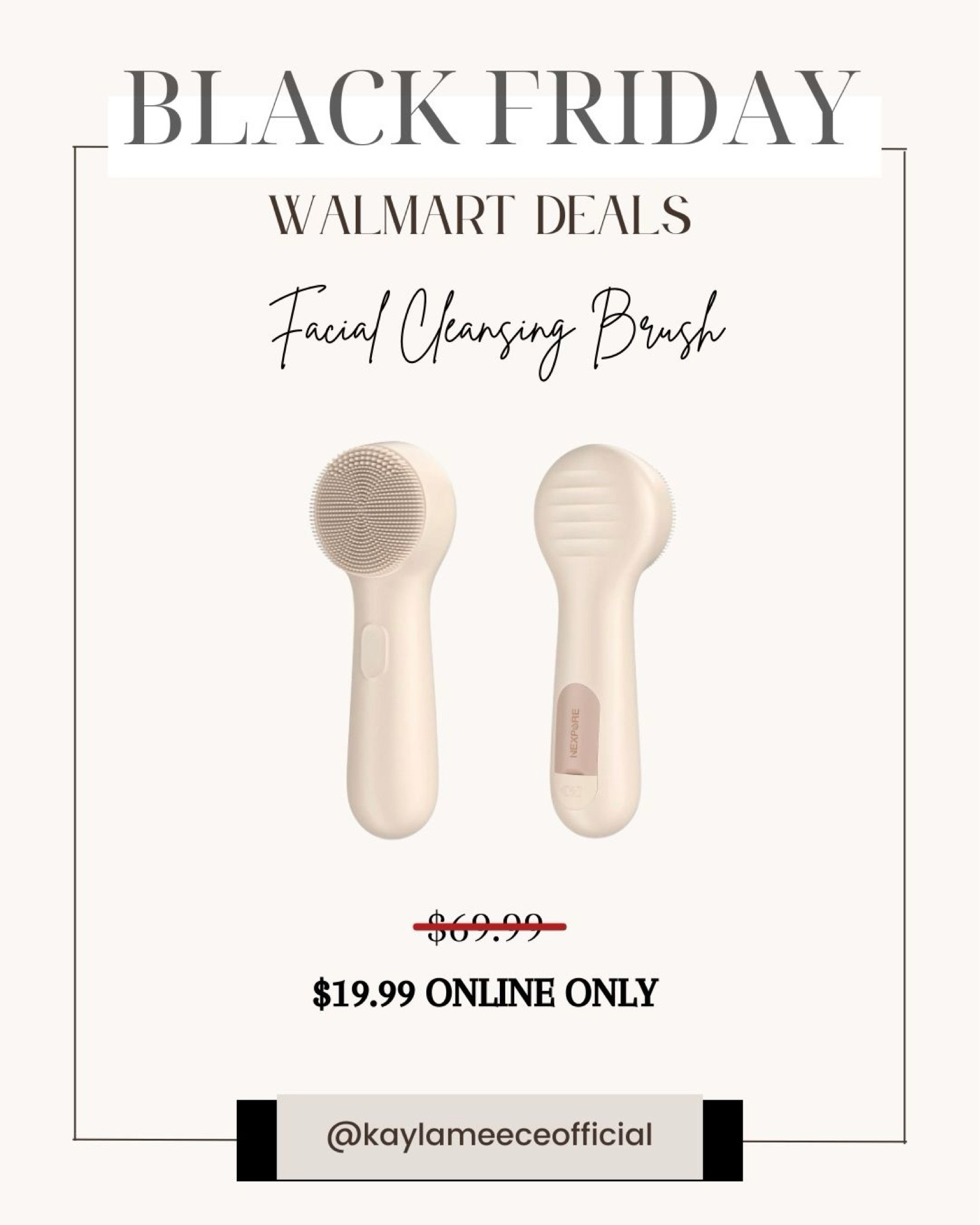Walmart Black Friday Deals - Facial Cleansing Brush 

#giftguide #giftguideforher #walmart #walmartdeals #bestblackfridaydeals #holidayshopping #giftideas #fungiftideas #womensperfume #marcjacobsoerfume #marcjacobsdaisy #perfumesale #giftsforher #giftsformom #giftsforsister #giftsforfriend #whiteelephantgifts #facialcleansingbrush #selfcaregifts #selfcareproducts #sensitiveskincare 



#LTKGiftGuide #LTKSaleAlert #LTKCyberWeek