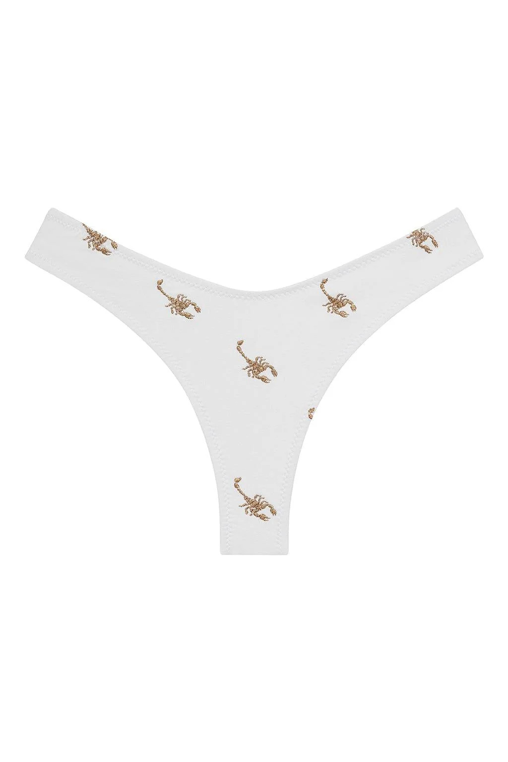 Scorpion Added Coverage Lulu (Zig-Zag Stitch) Bikini Bottom | Montce