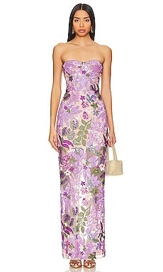 Bronx and Banco Dahlia Gown in Lilac Multi from Revolve.com | Revolve Clothing (Global)