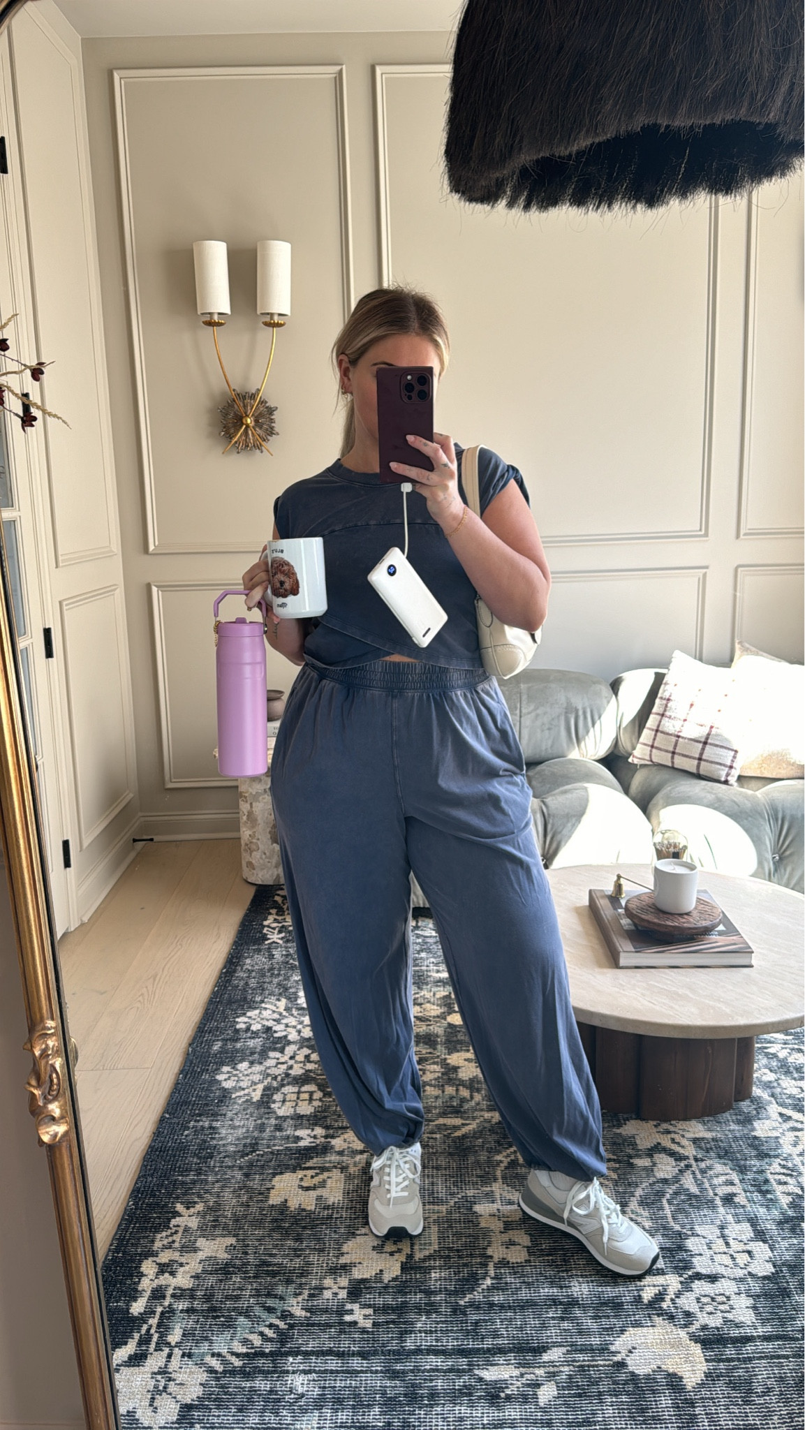 Heading to get my dad from the airport for his birthday weekend!🫶🏼 One of my favorite go-to sets. Washes well too & doesn’t shrink! I’m wearing a size XL #freepeople @freepeople 