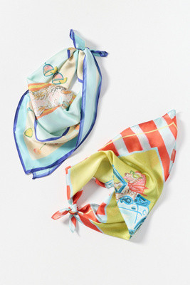 Nikki Ackerman x Anthropologie Hair Scarves, Set of 2 | Anthropologie (US)