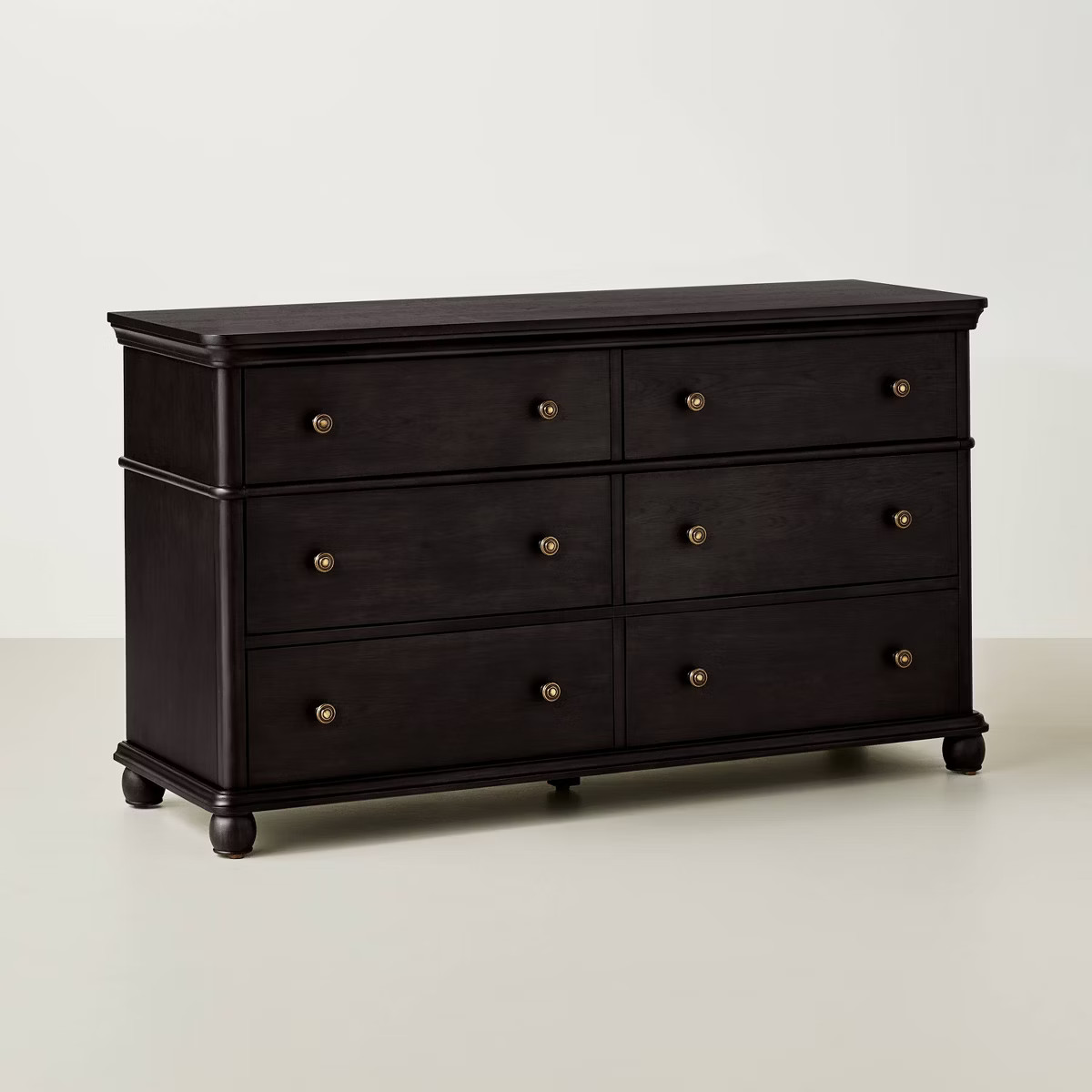 Traditional Wooden 6-Drawer Horizontal Dresser - Hearth & Hand™ with Magnolia Furniture | Target