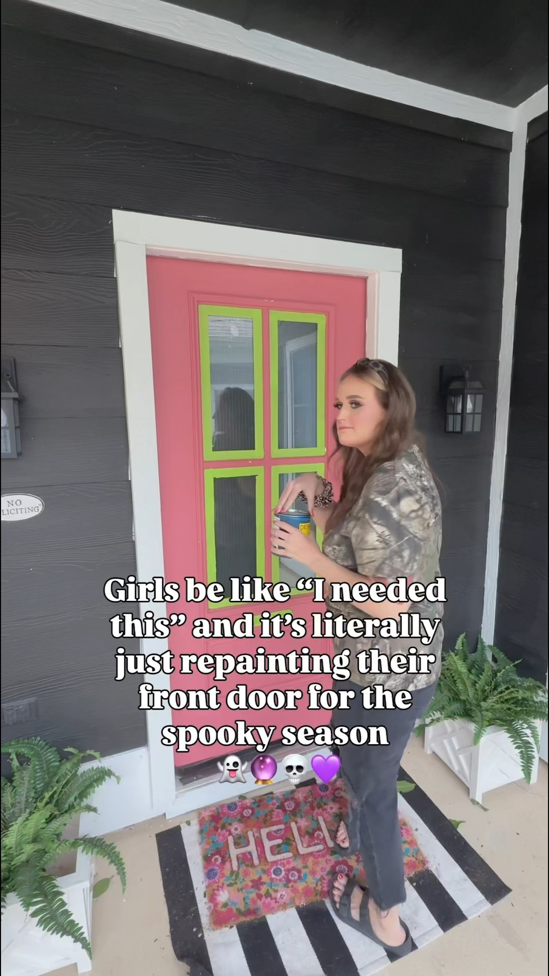 The start of spooky season means door change! #halloween #halloweendecor 

#LTKFindsUnder50 #LTKFindsUnder100 #LTKHome