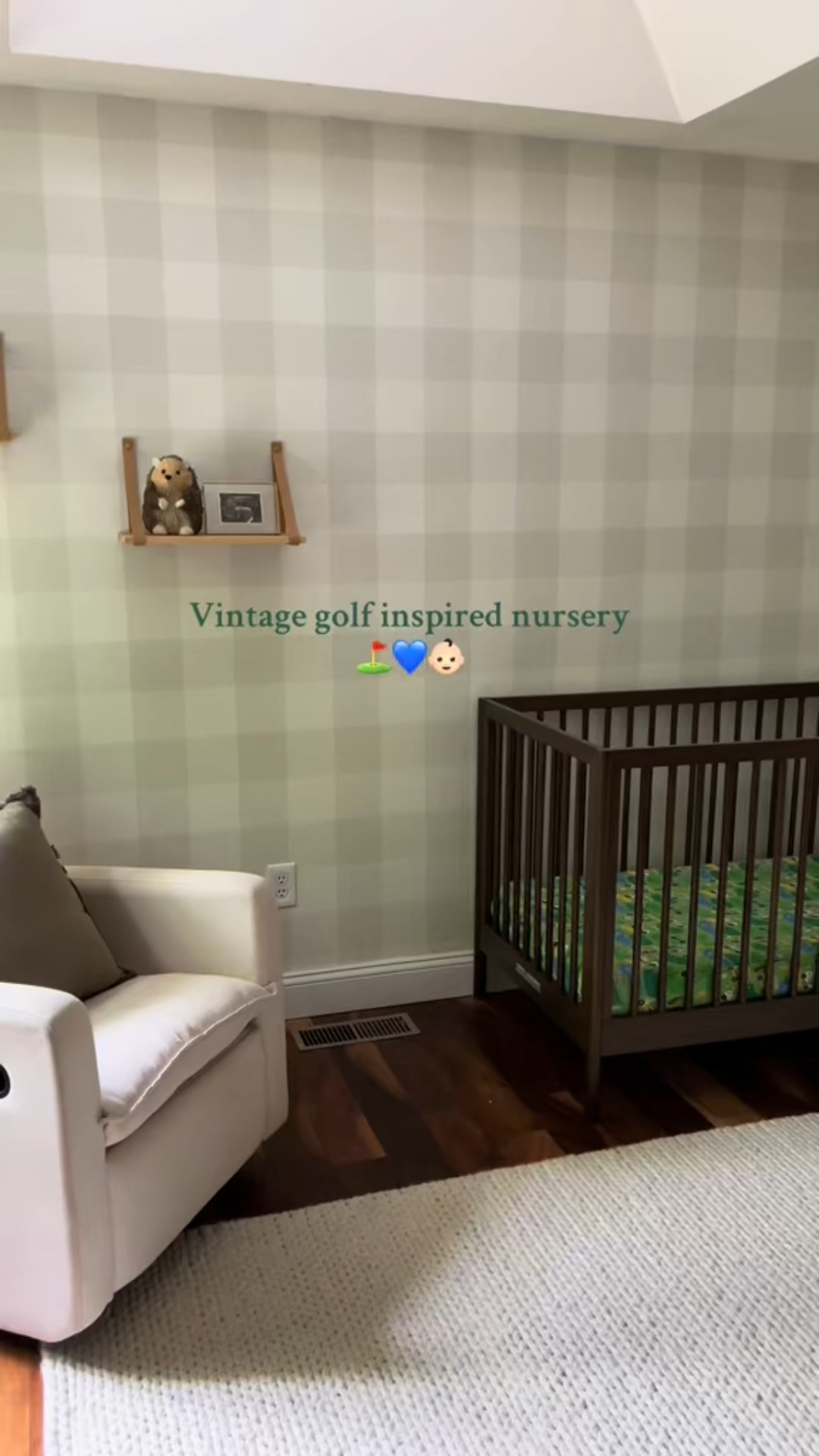 Sweet boys nursery is finished! Loving our golf vintage theme! 

#LTKHome #LTKBaby #LTKBump