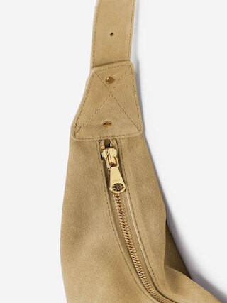 Curved Suede Bag – Beige – Women – ARKET GB | Arket UK