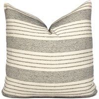 Black & Cream Woven Pillow Cover | No5060 | Etsy (US)