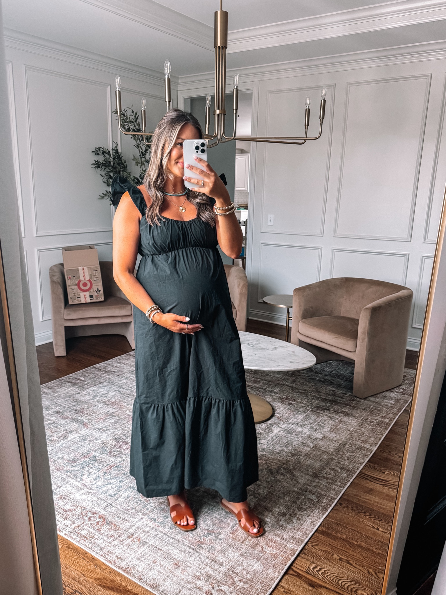 Target maxi dress on sale for target circle week and bumpfriendly! I love this dress it could be worn for vacation, date nights etc! 

I sized up to a medium at 36 weeks pregnant

#LTKSaleAlert #LTKBump #LTKSummerSales