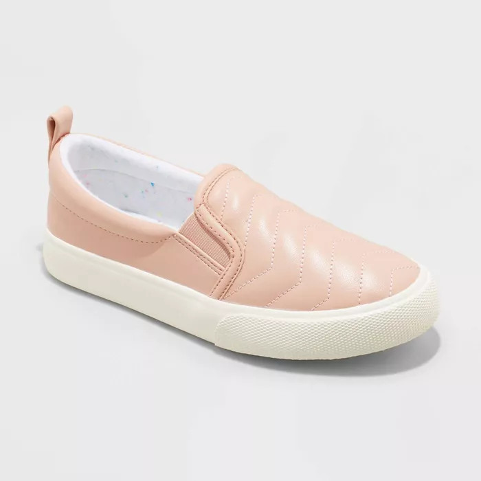 Girls' Nellie Slip-On Apparel Sneakers - Cat & Jack™ | Target