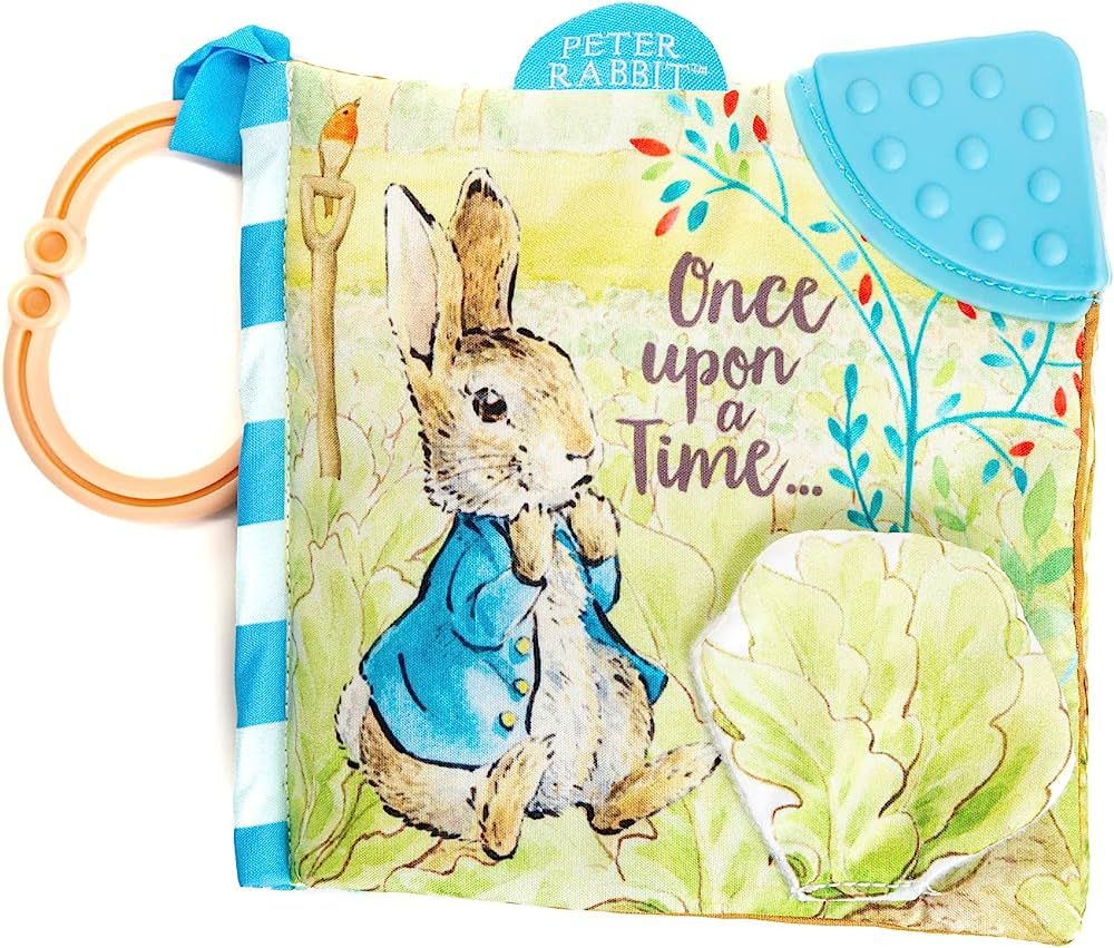 KIDS PREFERRED Peter Rabbit Soft Book with toy, Teether and Crinkle, 5 Inches | Amazon (US)