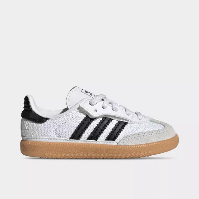 Adidas Kids' Toddler Originals Samba OG Casual Shoes in Black/Core Black Size 9.0 Leather | Finish Line (US)