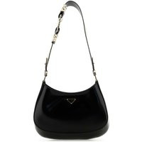 Prada Black Leather Cleo Shoulder Bag | Balardi (US & Canada)