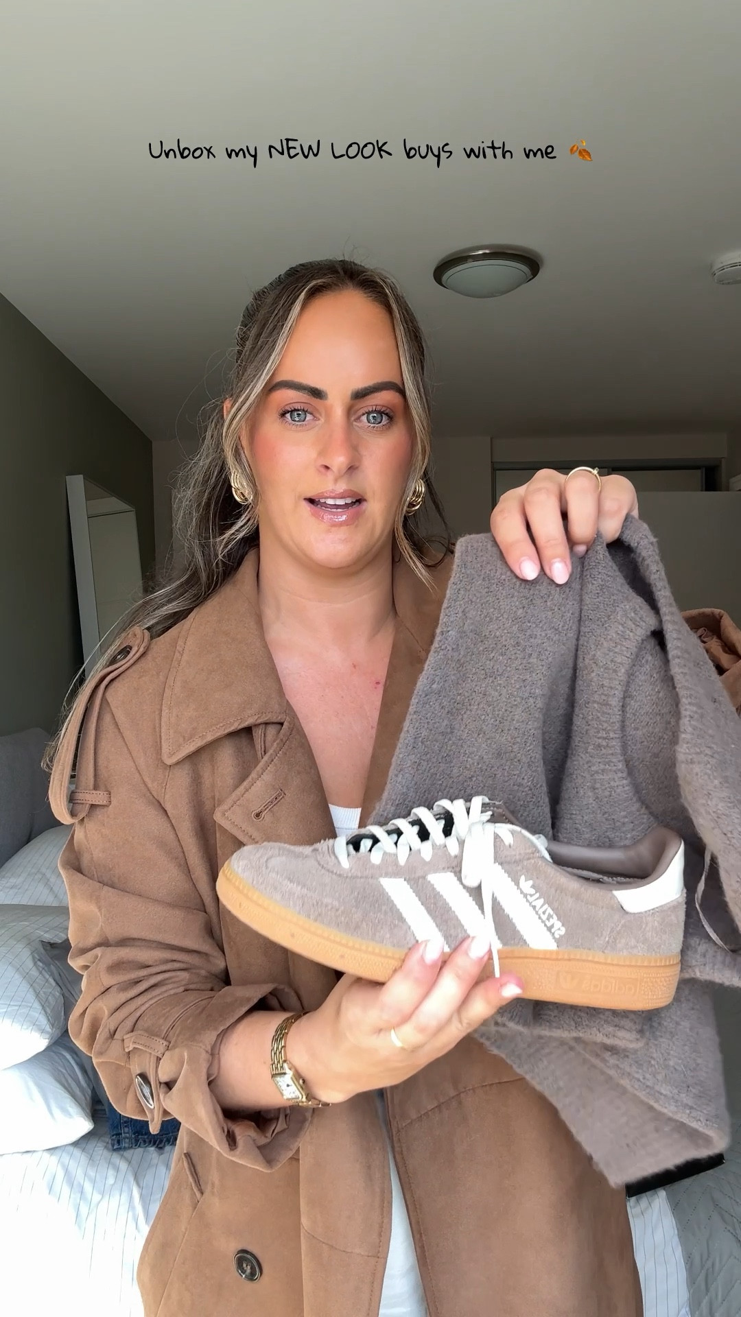 New Look have 25% off this weekend so here’s some new pieces I’ve added to my A/W wardrobe! 

I’m a UK SIZE 10, 5ft4 and I went for the following sizes;
Cardigan - size medium (petite for shorter fit on the body)
Jeans - size 10 short (perfect length on me)
Brown coat - size 14
Chocolate brown coat - size 12
Crew neck vest - size medium
Scoop neck vest - size small

Autumn outfits UK, jeans, knitwear, fur coats, brown tones, chocolate brown, adidas spezials

#LTKuk #LTKautumn #LTKwinter