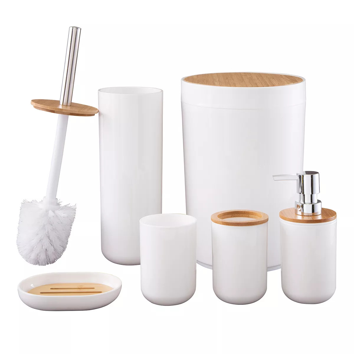 6-Piece Complete Bathroom Accessories Set | Kohl's