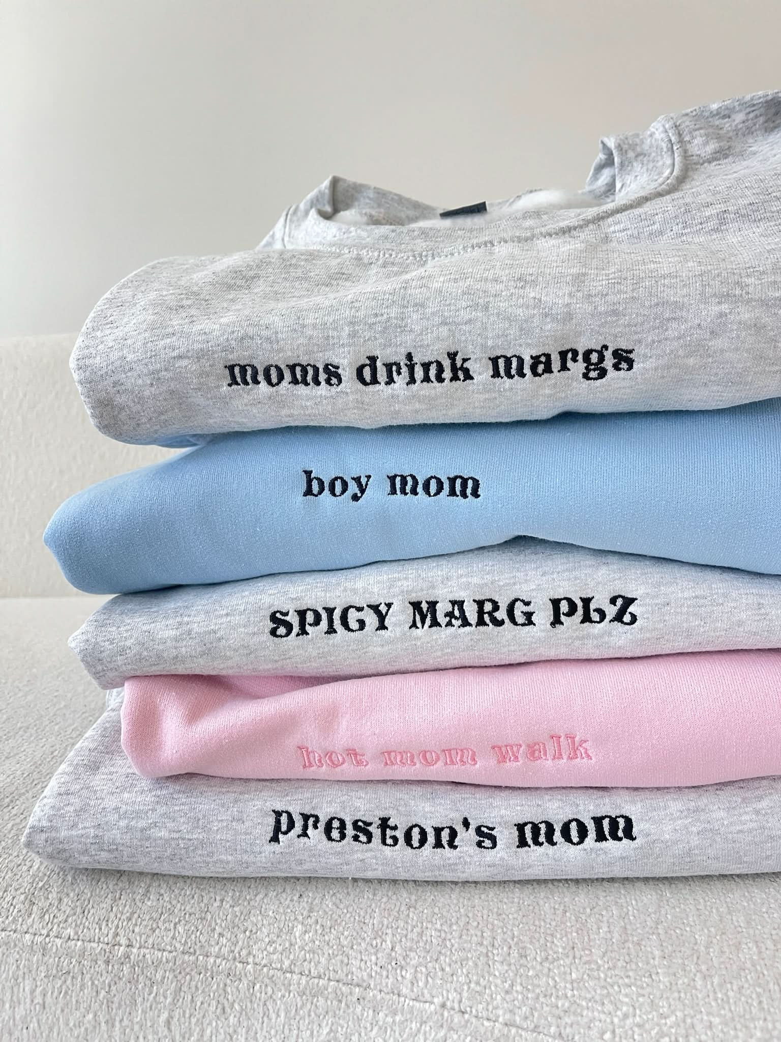 Custom Embroidered Sweatshirt | KenzKustomz