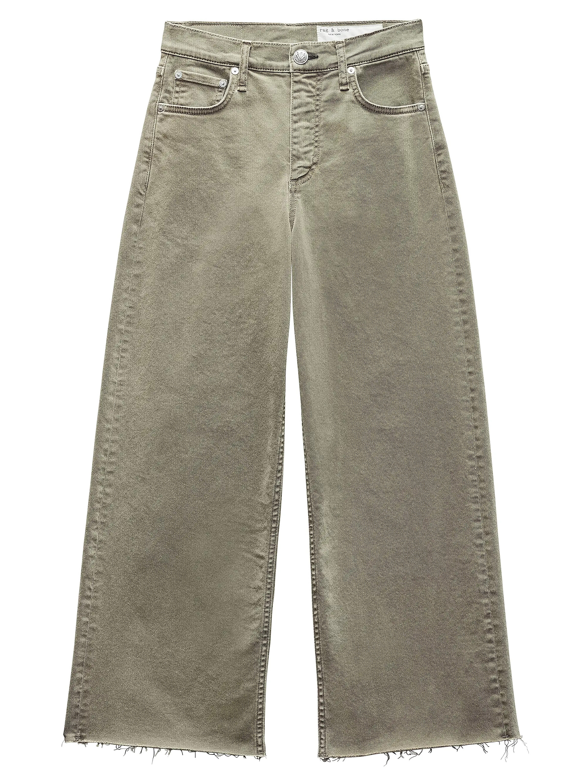 Andi Stretch High-Rise Crop Wide-Leg Jeans | Saks Fifth Avenue