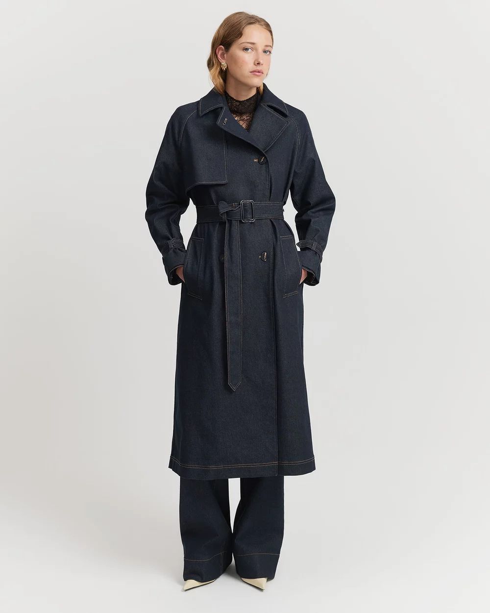 Relaxed Denim Trench | THE ICONIC (AU & NZ)
