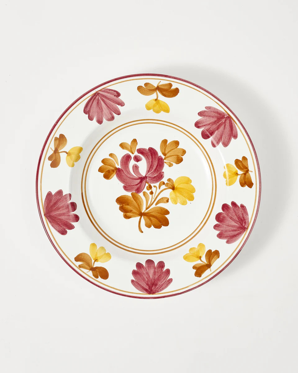 Blossom Soup Plate, Yellow | Cabana Magazine