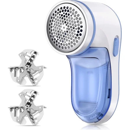 Fabric Shaver and Lint Remover, USB Rechargeable Sweater Defuzzer with 2 Replaceable Stainless Steel Blades, Remove Clothes Fuzz, Lint Balls, Pills, Bobbles | Walmart (US)