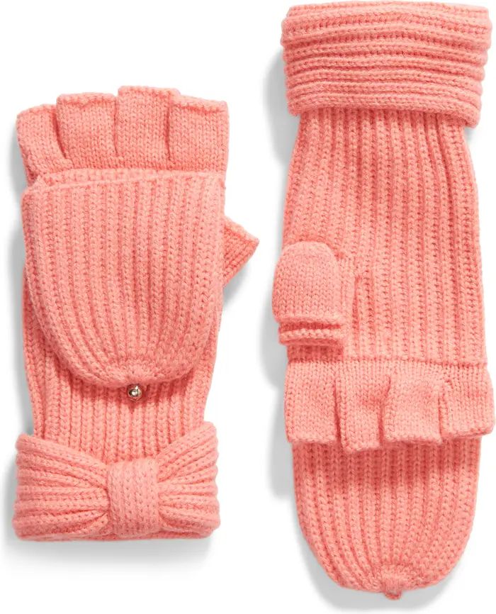 solid bow pop top gloves | Nordstrom Rack