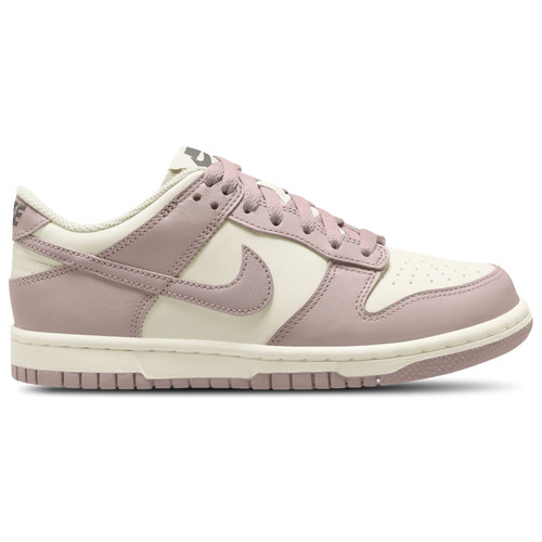 Nike Girls Nike Dunk Low - Girls' Grade School Basketball Shoes Sail/Particle Rose Size 6.5 | Champs Sports