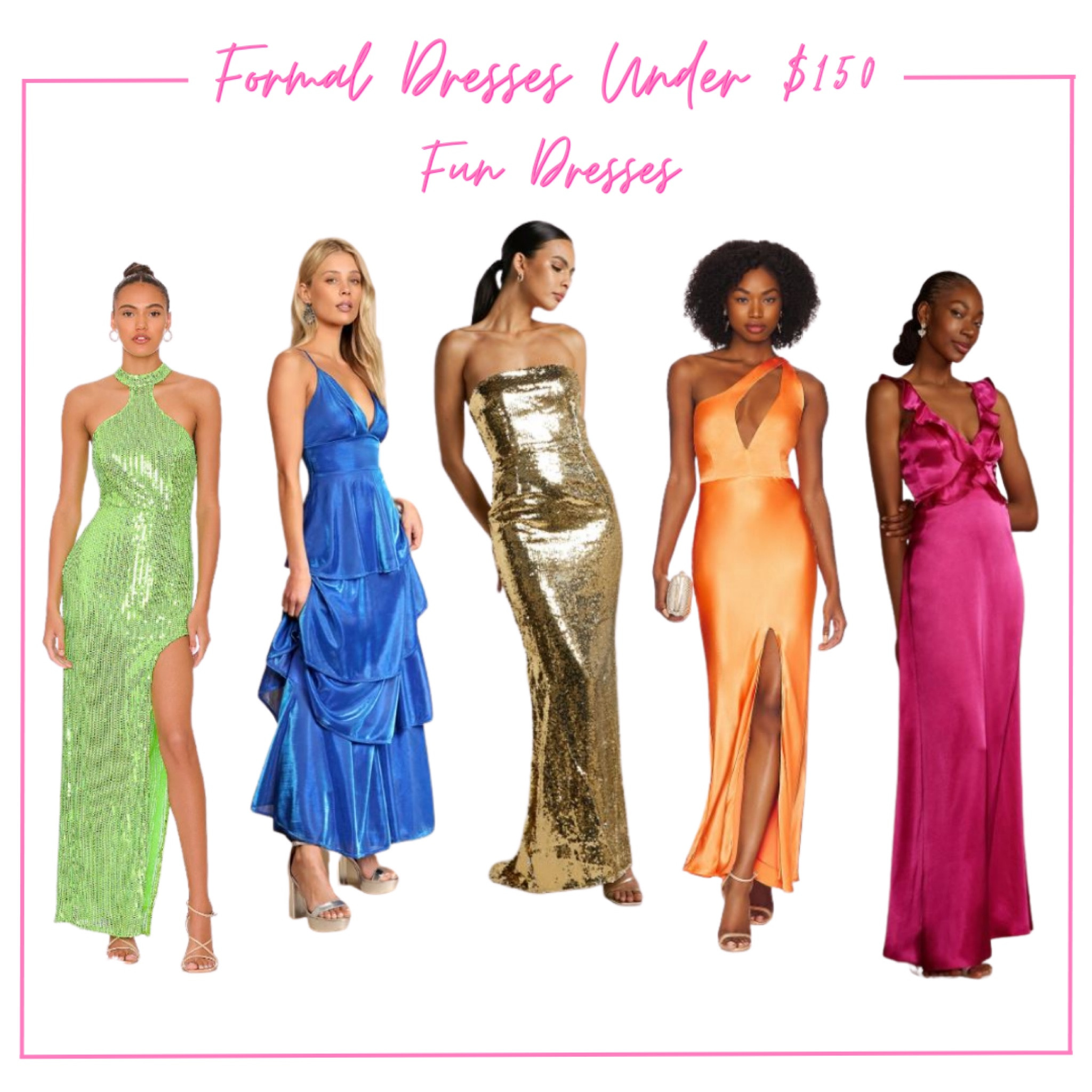 Formal does not mean boring! Shop these fun formal dresses all under $150! 💖

#LTKunder100 #LTKsalealert #LTKstyletip
