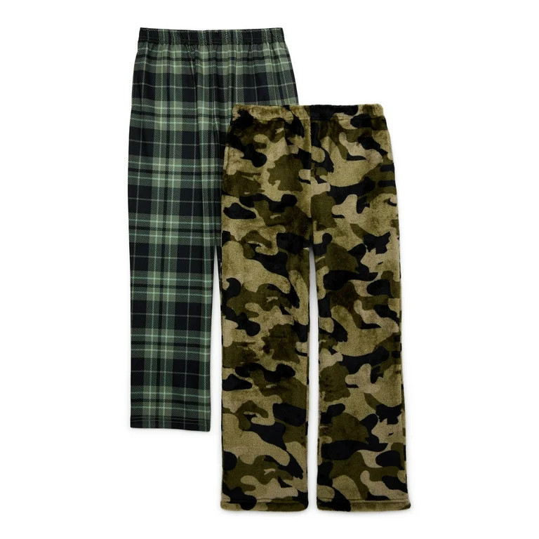 Wonder Nation Little Boys & Big Boys Sleep Pants, 2-Pack, Sizes 4-18 | Walmart (US)