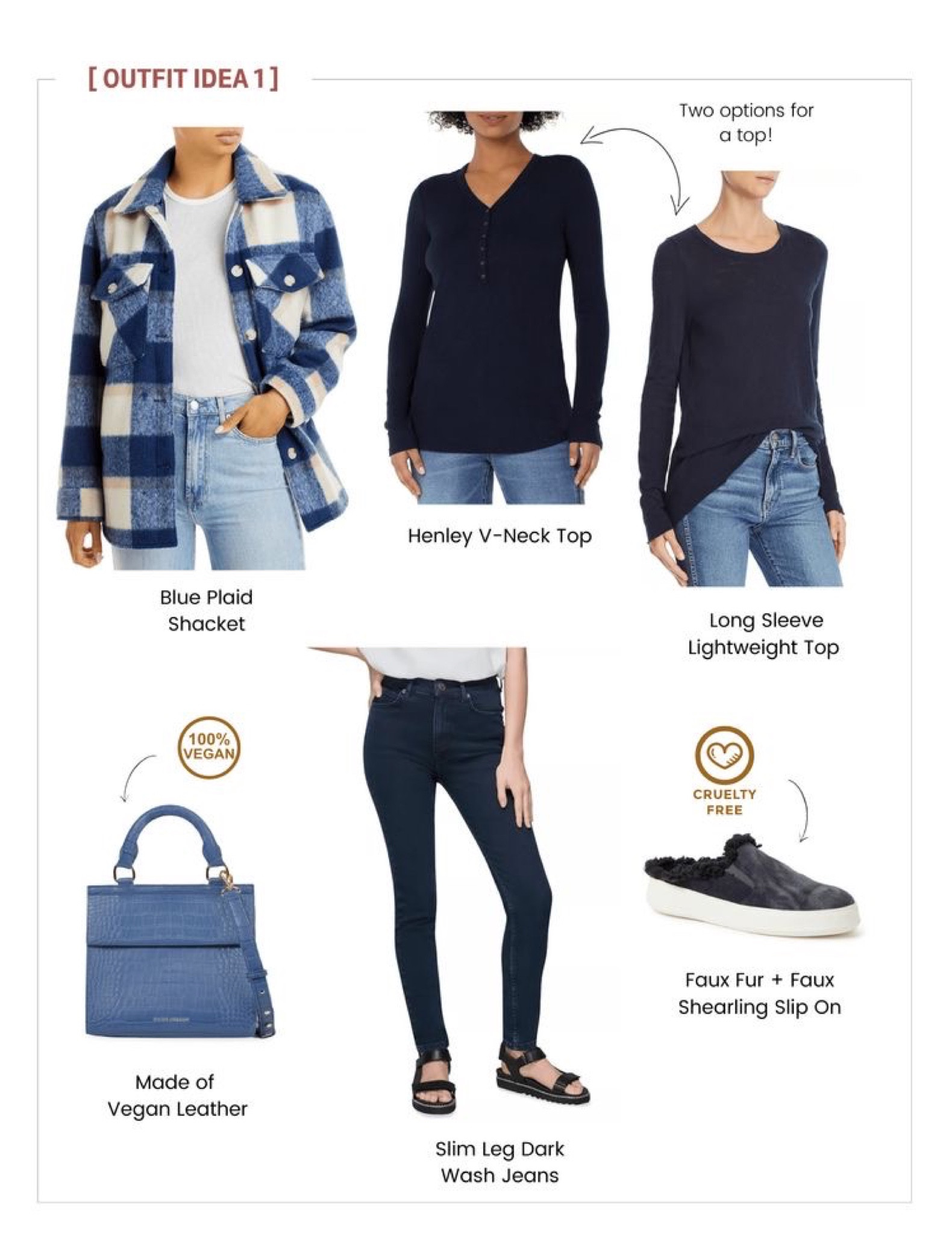 Blue plaid shacket outfit idea 

#LTKstyletip #LTKSeasonal #LTKshoecrush